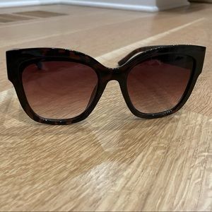 Jessica Simpson Tortoise Cat Eye Sunglasses